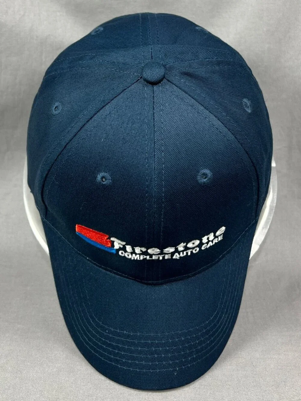 Firestone Complete Auto Care Youth Kids Cap Strapback Hat Navy Blue Adjustable